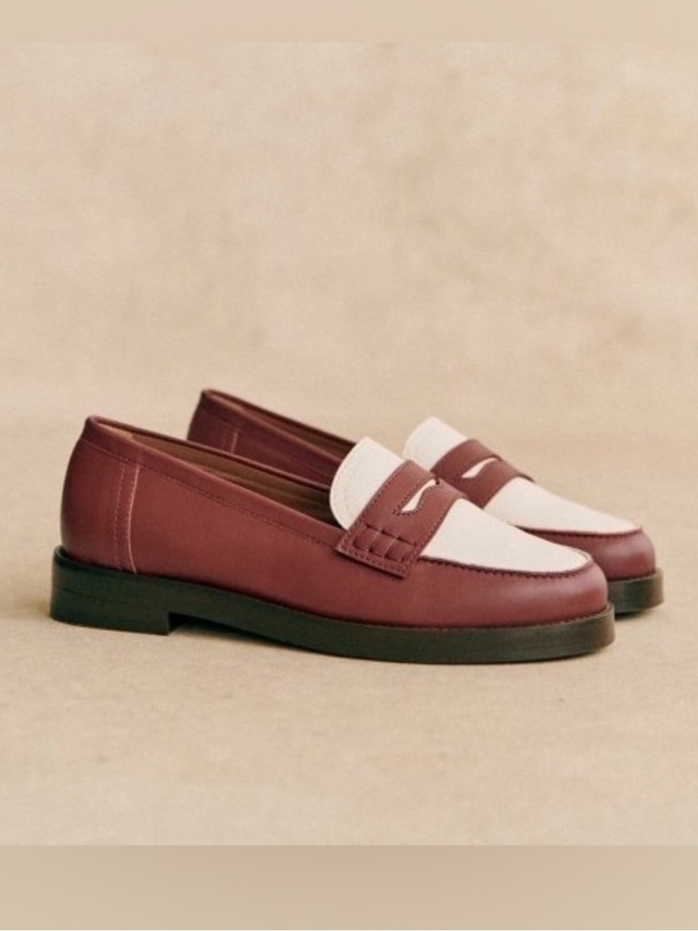 NWT SÉZANE ANDREA loafers SZ 8 (39 Euro) in Multicolored Terracotta 🇫🇷!